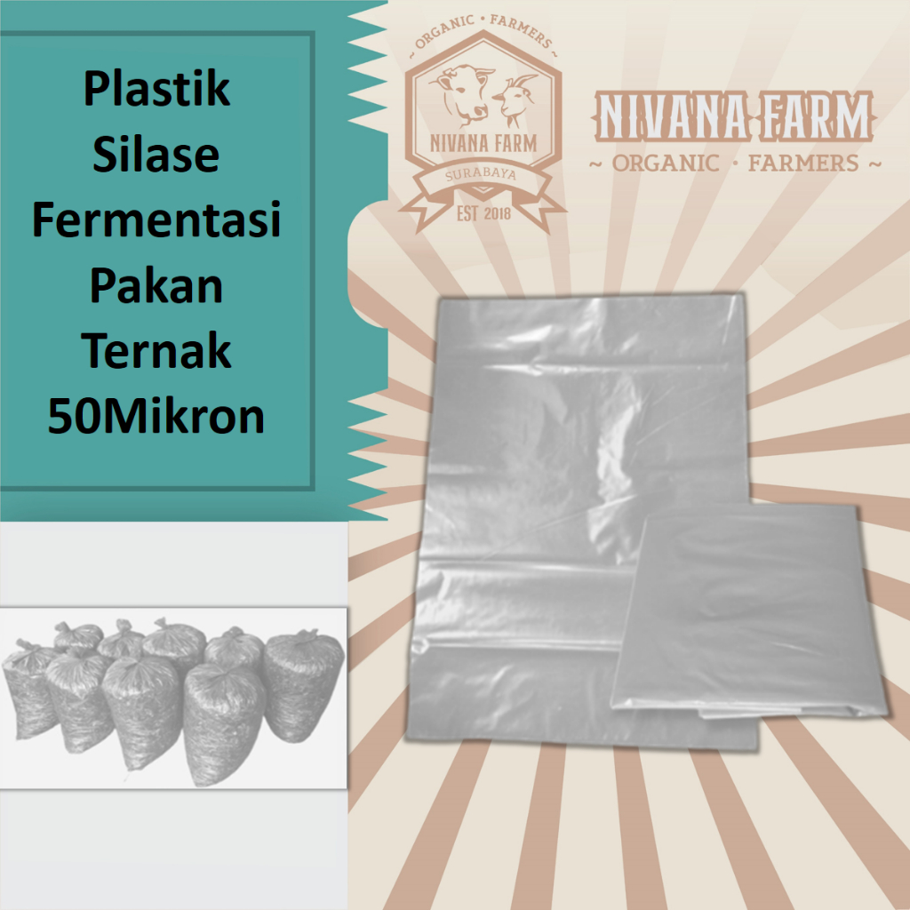 Jual Plastik Silase Fermentasi Pakan Ternak Mikron Lembar Shopee