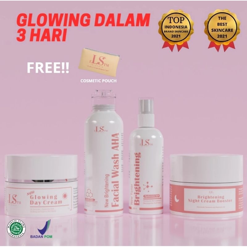 Jual LS Skincare Paket Lengkap Brightening Booste…