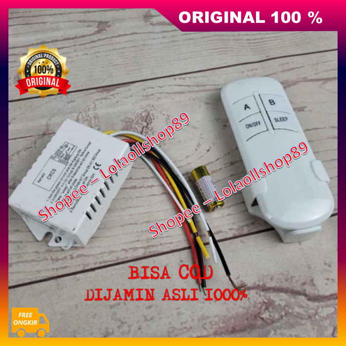 Jual Saklar Remote Wireless Saklar Remote Jarak Jauh Mampu Jarak 20 ...