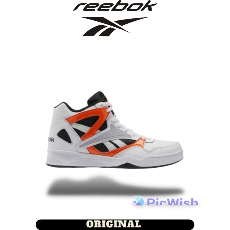 Jual Sepatu Reebok Royal BB4590 Mid Basketball White Black Men s HR0527 Original Shopee Indonesia
