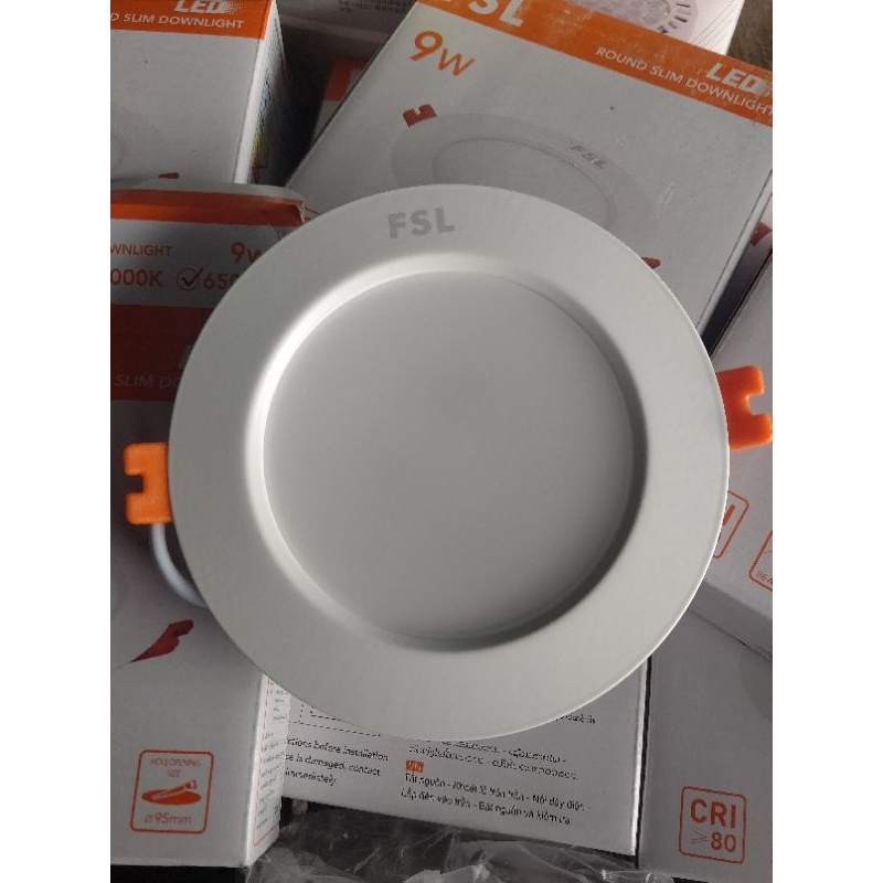 Jual LED Plafon FSL ROUND SLIM DOWNLIGHT 9W | Shopee Indonesia