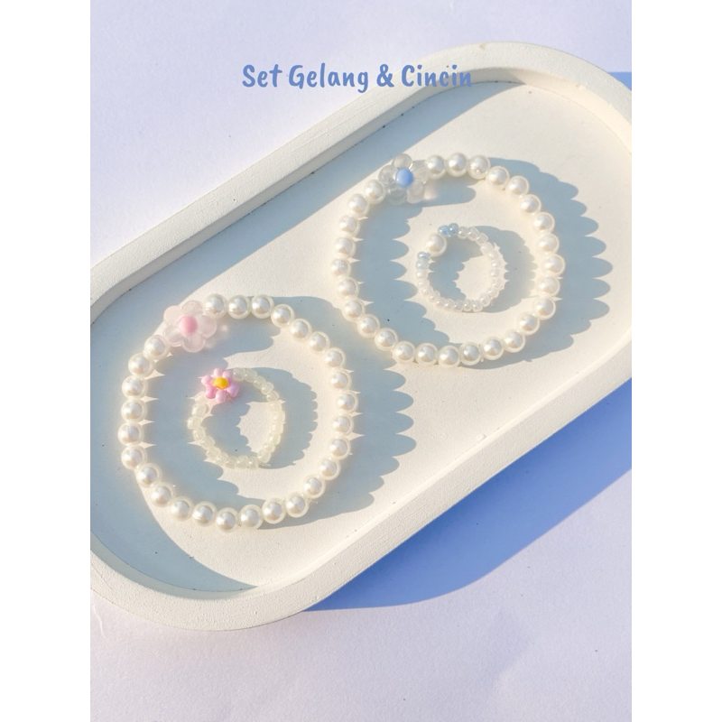 Jual SET GELANG MANIK DAN CINCIN / GELANG MANIK + CINCIN | Shopee Indonesia