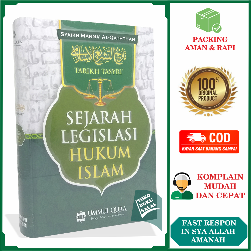 Jual Sejarah Legislasi Hukum Islam Terjemah Kitab Tarikh Tasyri Karya ...