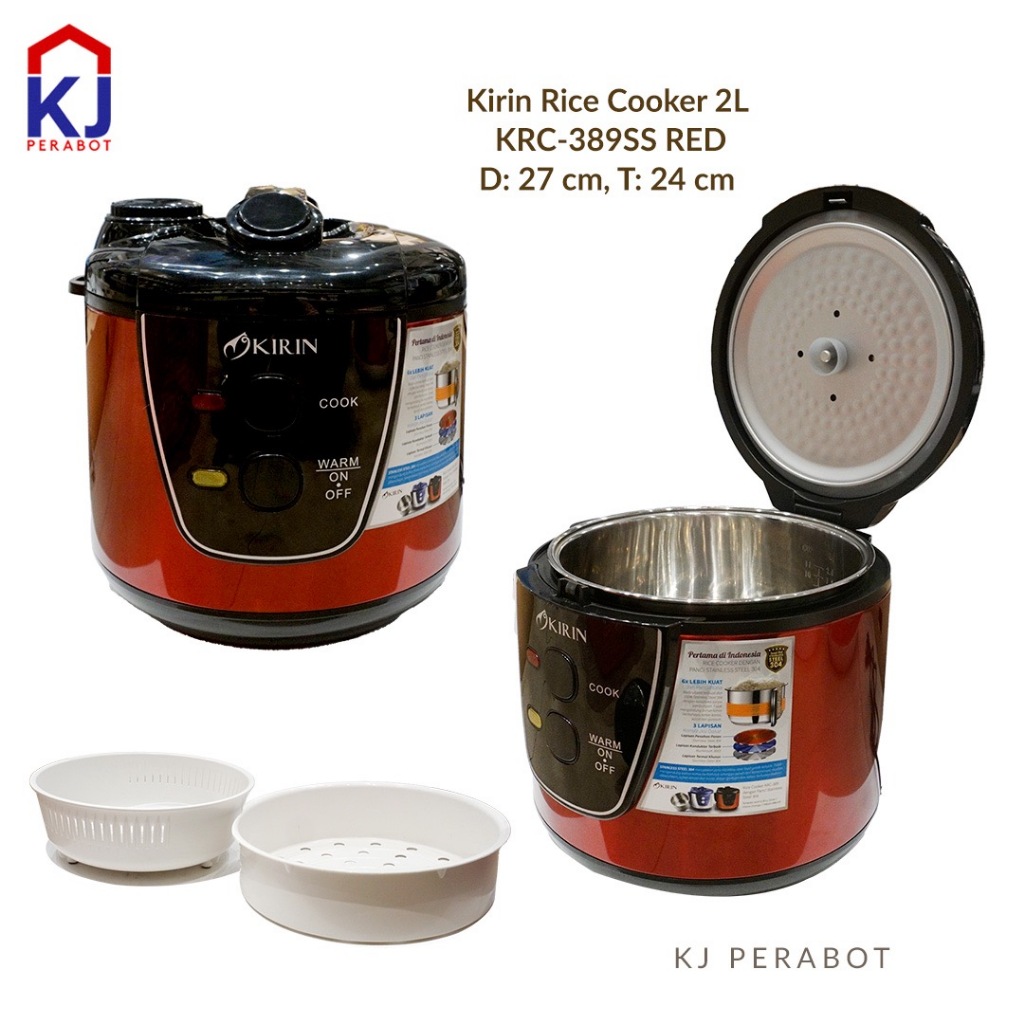 Jual KJ Perabot Kirin Rice Cooker 2 Liter Shopee Indonesia