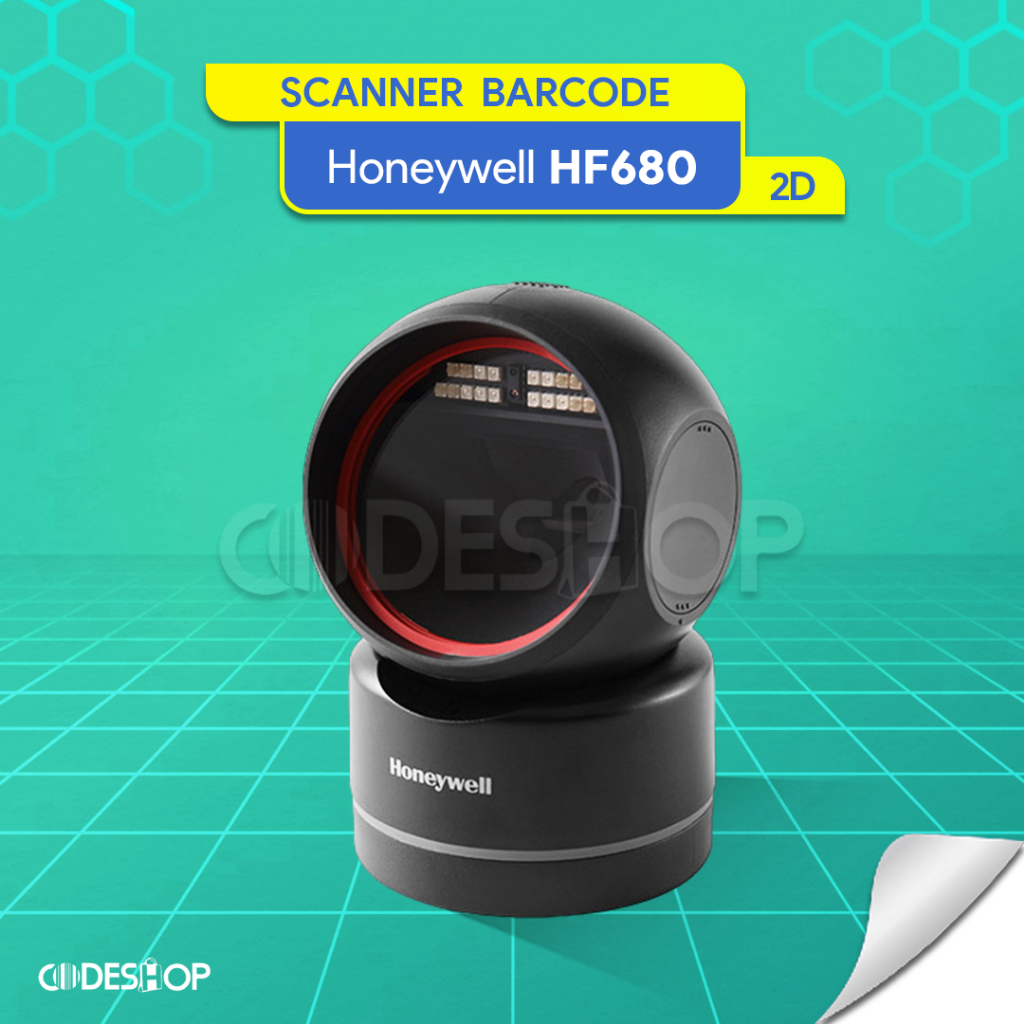 Jual Honeywell HF680 Desktop Barcode Scanner 2D Area Imaging | Shopee ...