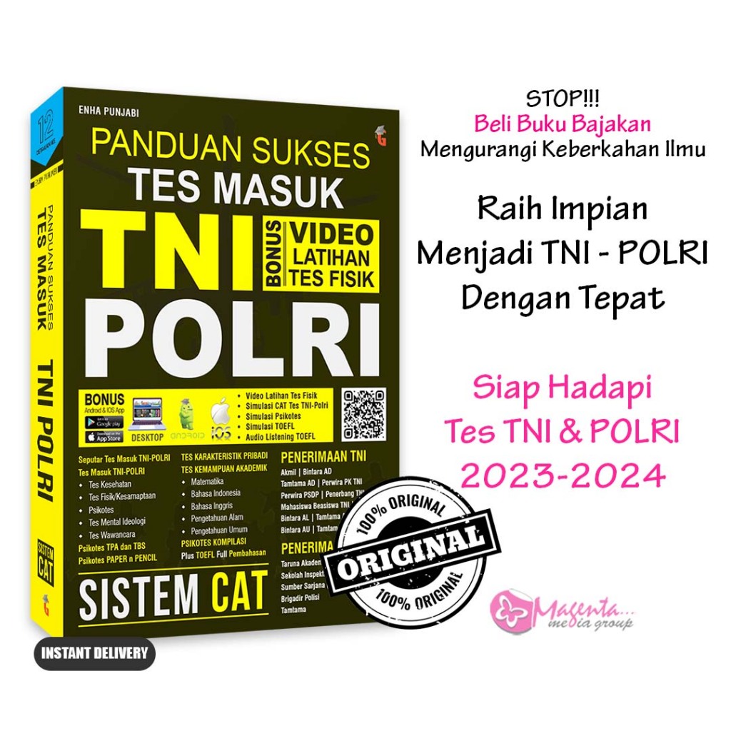 Jual Buku Tes Tni Polri Panduan Sukses Tes Masuk Tni Polri Sistem Cat Shopee Indonesia 7095