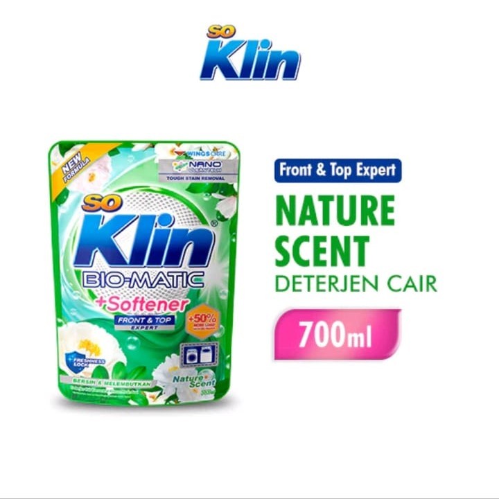 Jual SO KLIN Bio-Matic + Softener – Detergen Cair Konsentrat Khusus ...