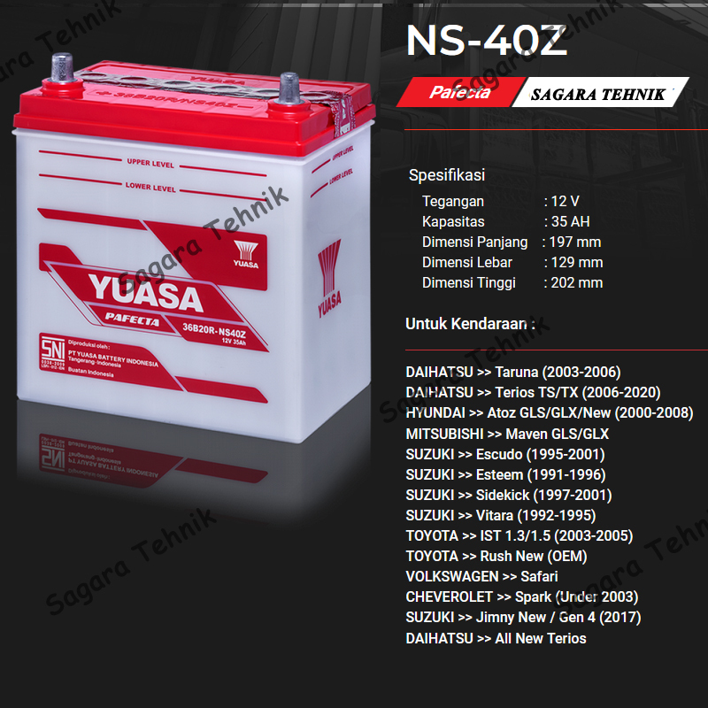 Aki Avanza Yuasa: Daya Tahan dan Performa yang Teruji untuk Kendaraan Kesayangan Anda