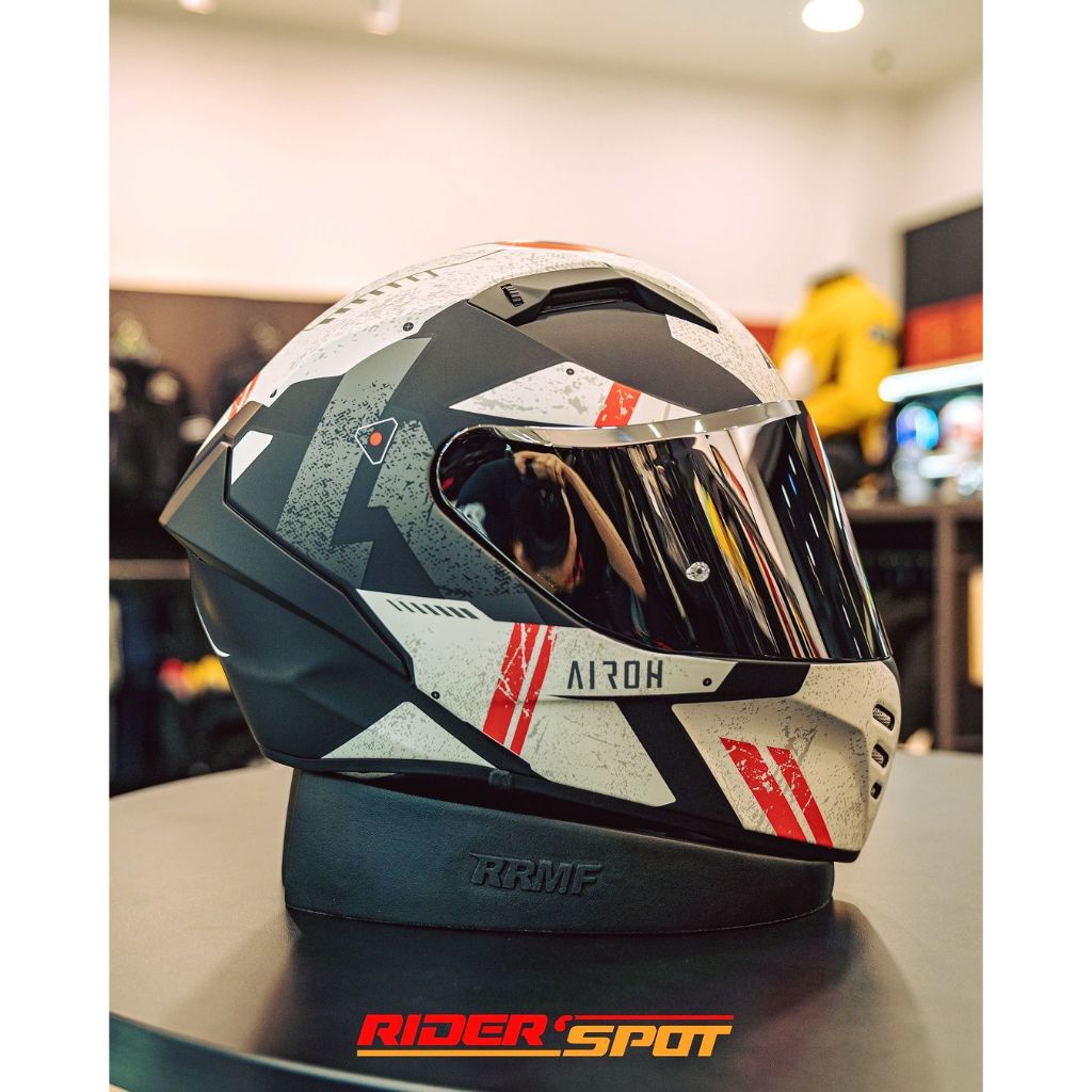 Jual Helm Motor Airoh Connor Omega Matt Full Face Helmet Original ...