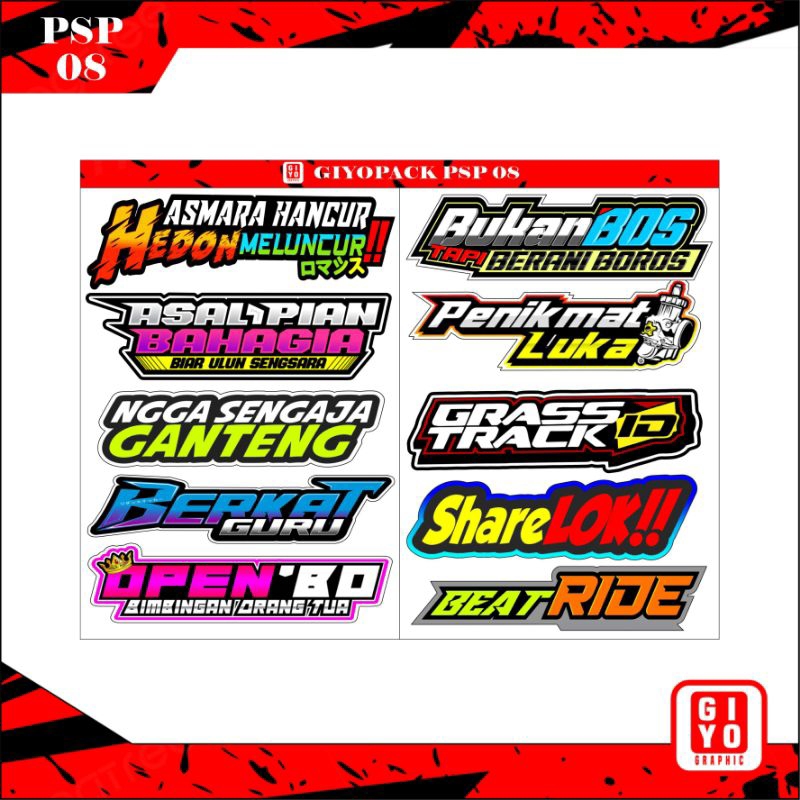 Jual Stiker Pack Kata Kata Viral Pakai Laminas Glossy Shopee Indonesia