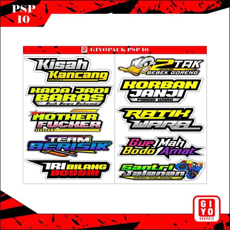 Jual Stiker Pack Kata Kata Viral Pakai Laminas Glossy Shopee Indonesia