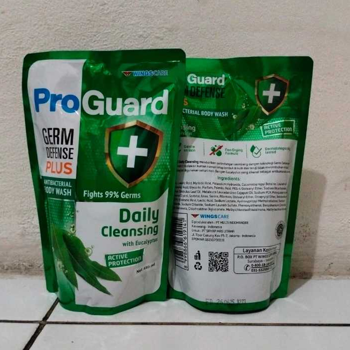 Jual PROGUARD BODY WASH ANTIBACTERIAL 410ML / DAILY PURIFYING SKIN ...