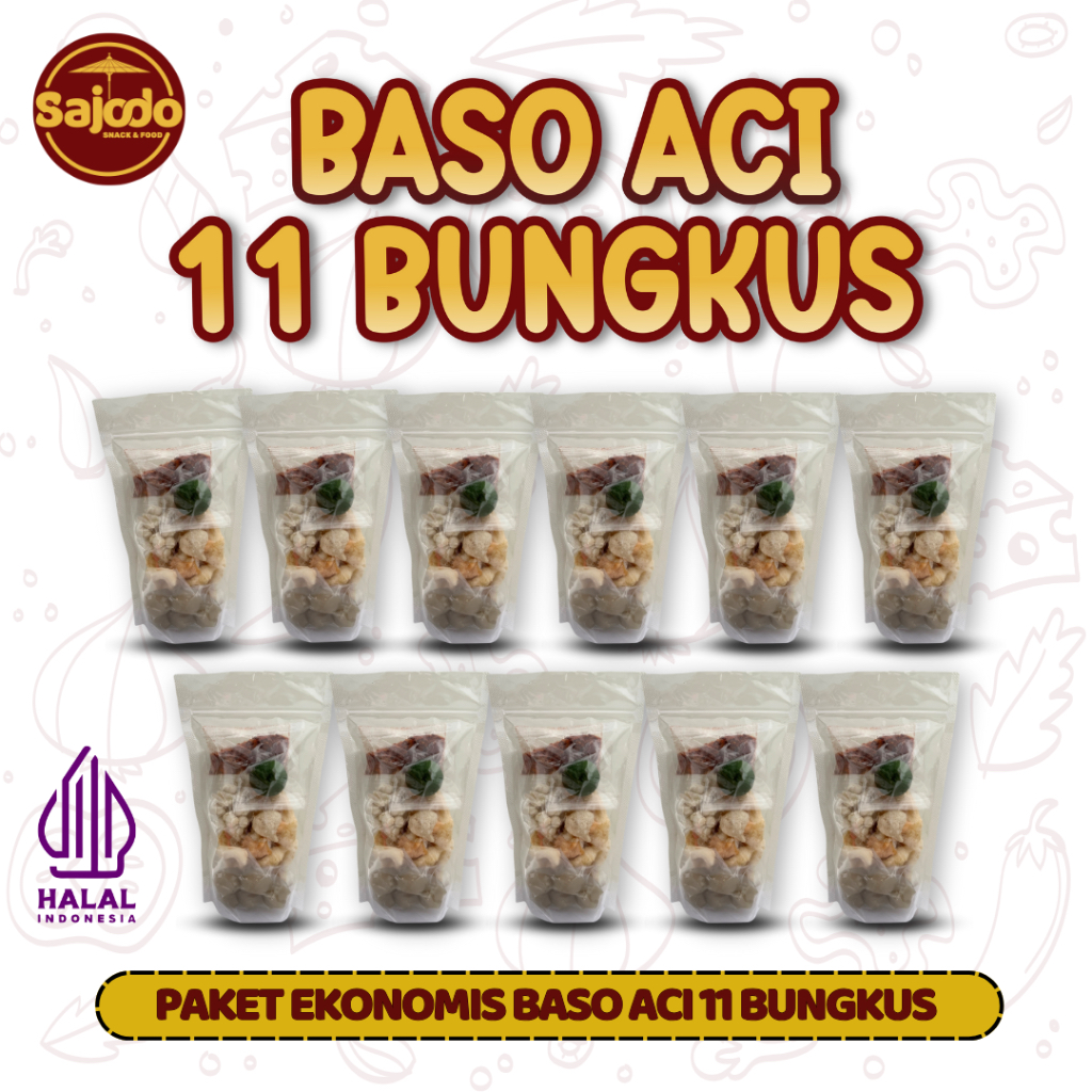 Jual Paket 11 Bungkus Baso Aci Sajodo Snack And Food Shopee Indonesia