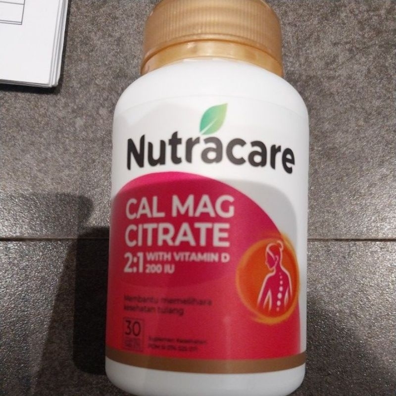 Jual nutracare cal mag citrate 2:1 with vitamin D 200 IU(30tablet ...