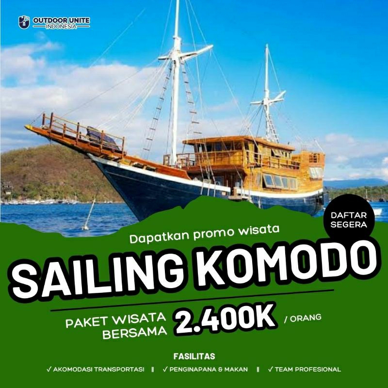 Jual Paket Wisata Liburan Sailing Komodo Labuan Bajo | Shopee Indonesia