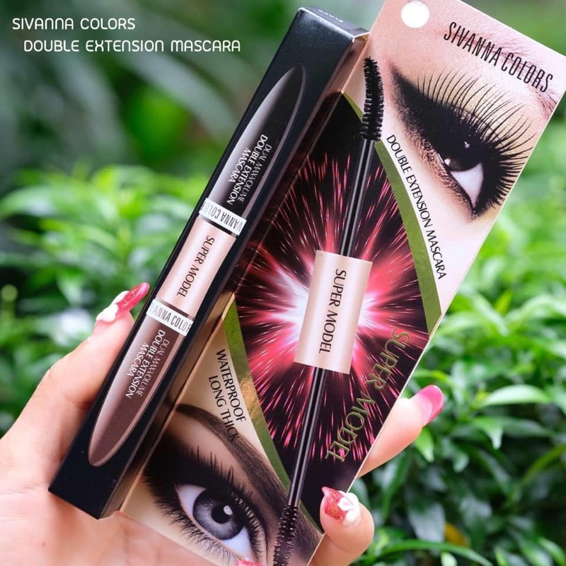 Jual SIVANNA DOUBLE EXTENSION MASCARA (expired 2028) 100 Original