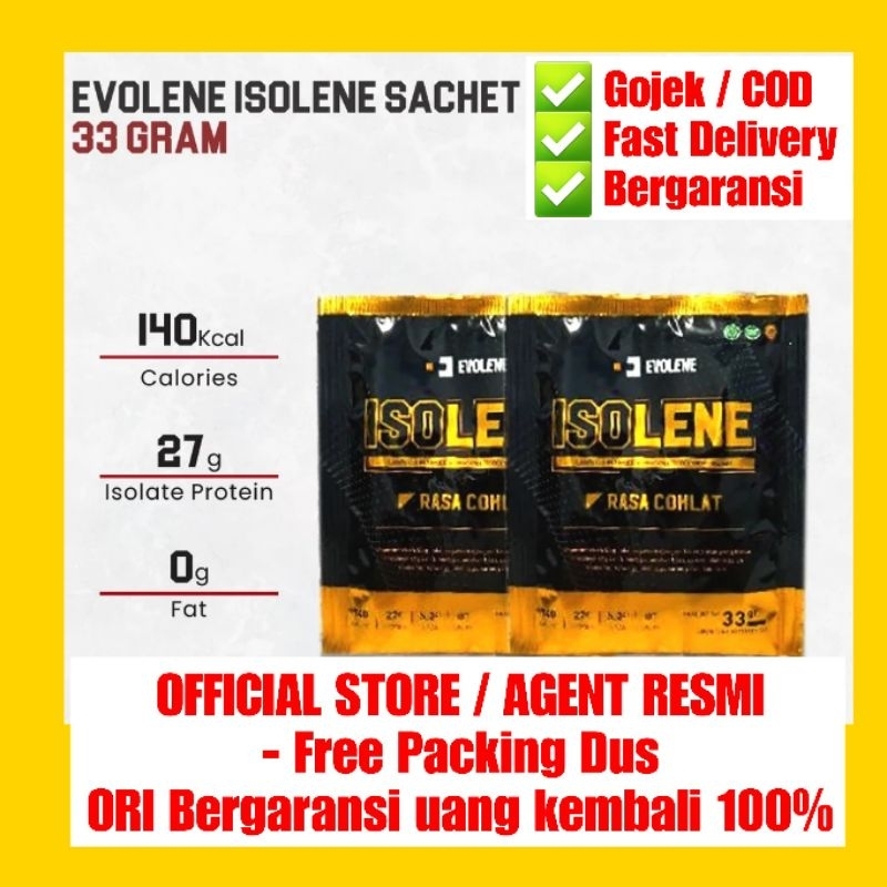 Jual Isolene Evolene Sachet Whey Sachet Trial Size Susu Protein Isolate