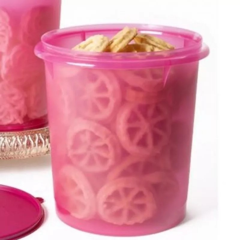 Jual Tupperware Giant canister toples krupuk 8,4ltr gold Shopee Indonesia