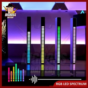 Lampu Led RGB Bar Strip Spectrum Audio Indicator Music Sound Control Led RGB Bar Spectrum Lampu