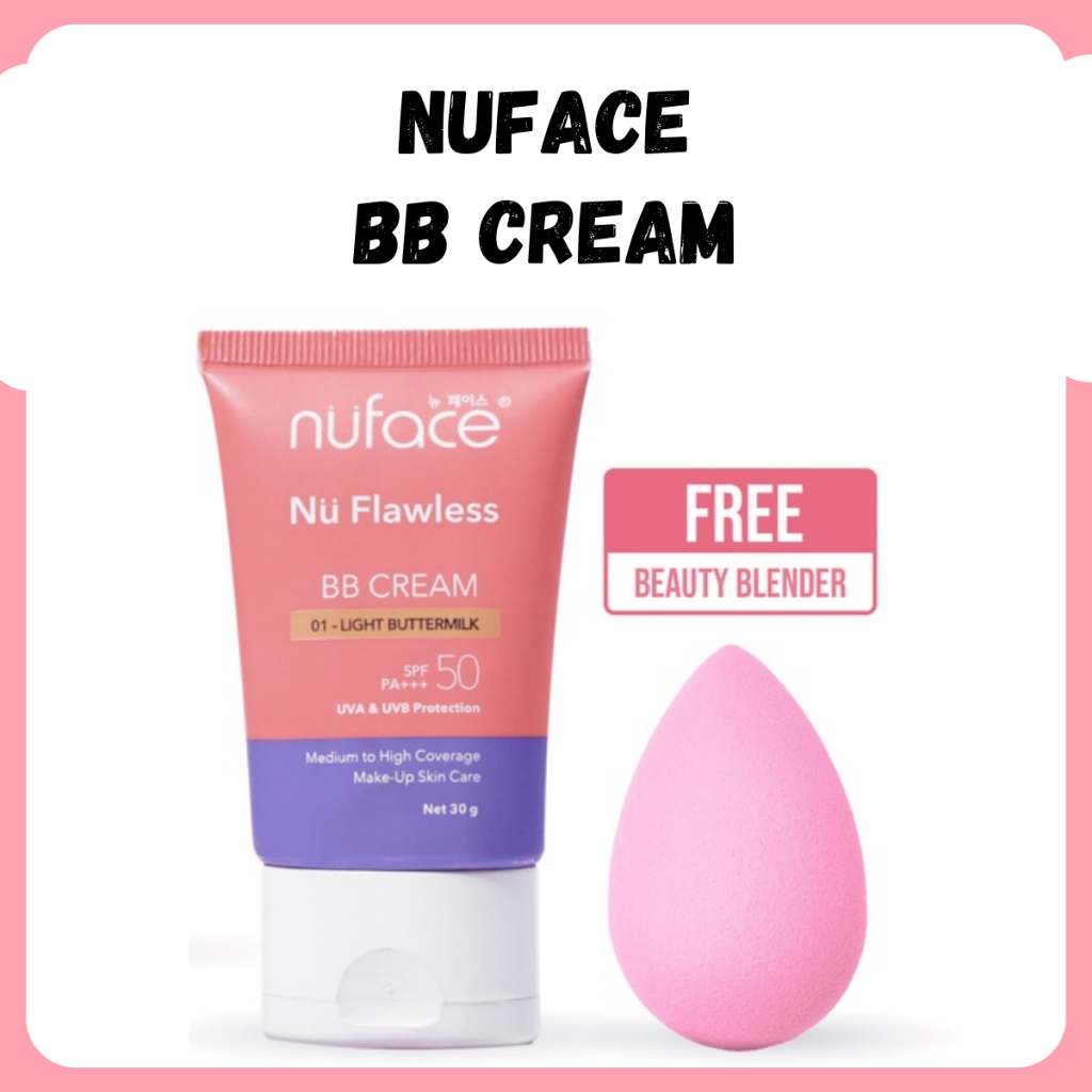 Jual Nuface Nu Flawless BB Cream Package Shopee Indonesia