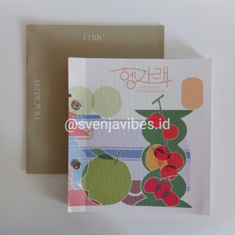 Jual Album Seventeen Henggarae Set Ver Unsealed (Album+Poster) | Shopee ...