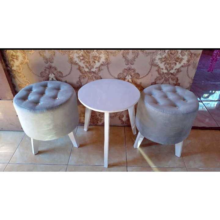 Jual Kursi bangku Bulat Sofa Bulat Sofa Bench Sofa Stool | Shopee Indonesia