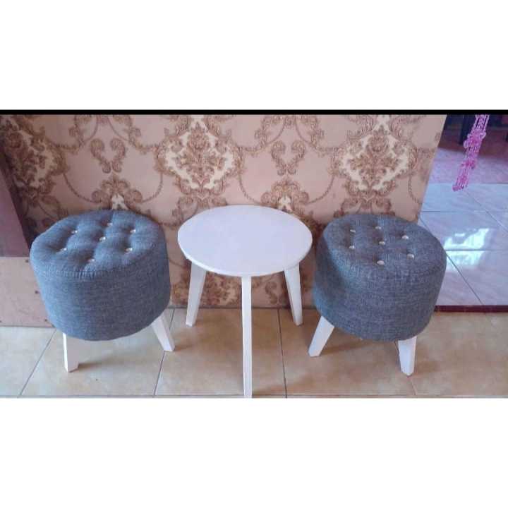 Jual Kursi bangku Bulat Sofa Bulat Sofa Bench Sofa Stool | Shopee Indonesia