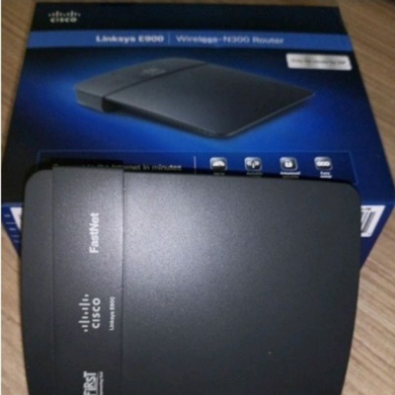 Jual Cisco*Linksys E900 N300 Wireless Router 300Mbps modem AP WAN PPPoE