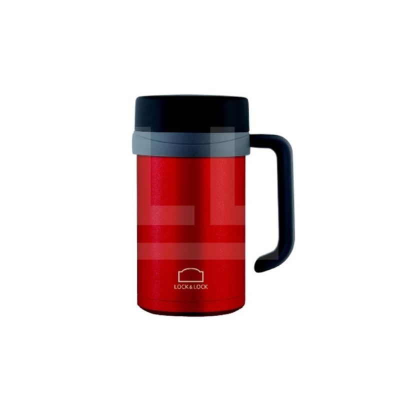 Jual Lockandlock Table Mug Tumbler Tahan Panas Dingin Hitam Merah 500ml Original Lock And Lock 2820