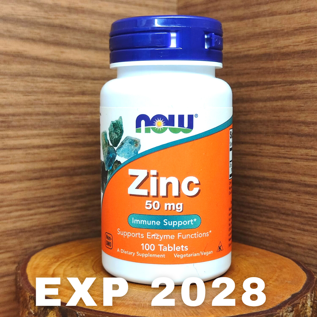 Jual Now Foods Zinc 50 mg isi 100 Tablets Now Food Shopee Indonesia