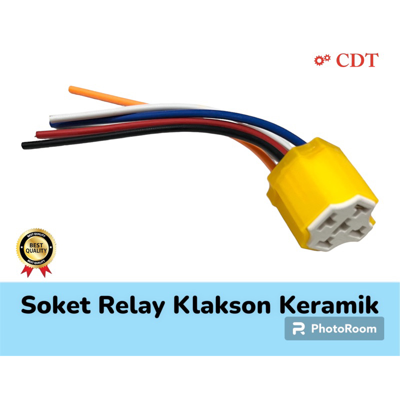 Jual Socket-Soket Relay-Riley-Rilei Klakson 4 Kaki-Kabel Keramik ...