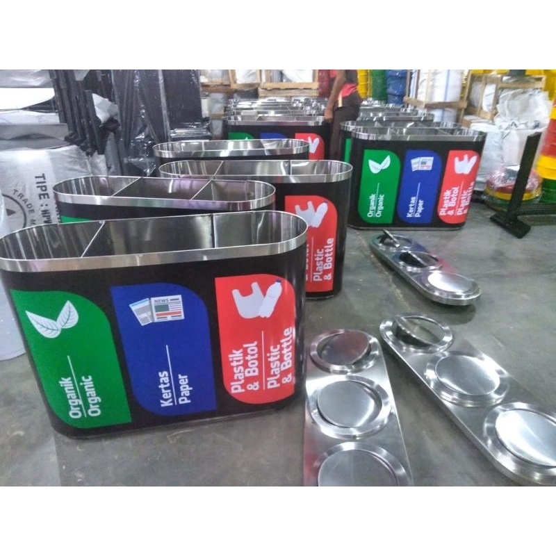 Jual Tempat Sampah Ss Capsul /Dropbox Custom /ss kotak segi panjang ...