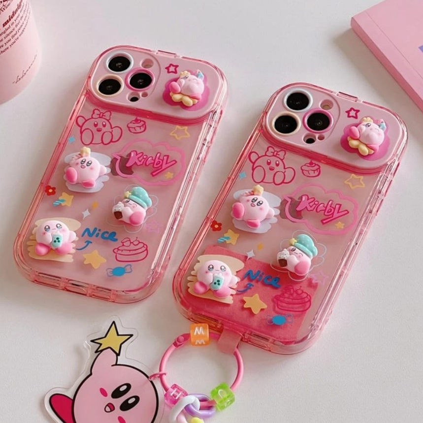 Jual Case Iphone 3D Kirby 7 8 7+ 8+ X XS XR 11 12 13 11Pro Pro Max ...