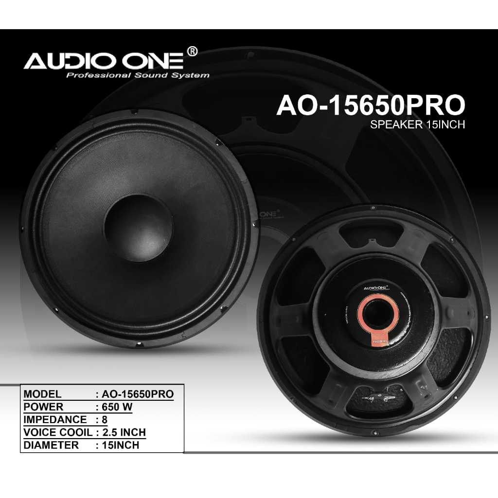 Jual Speaker Component AUDIO ONE PV-15650 PRO 15 INCH | TMSAUDIO ...