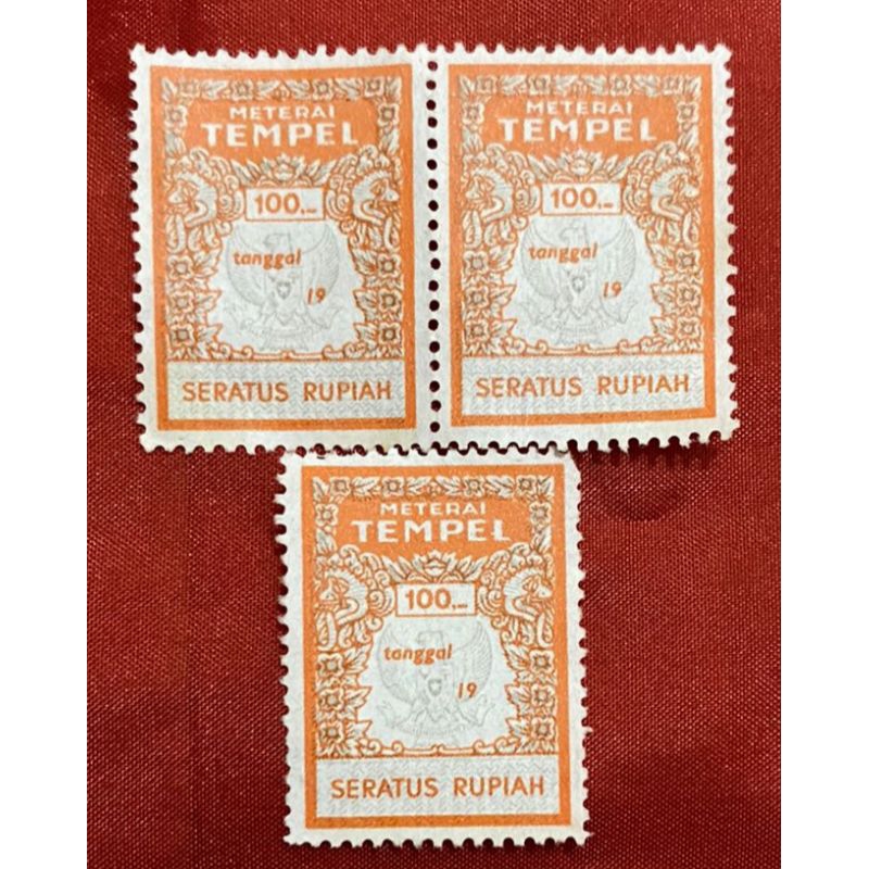 Jual Potong Materai Tempel Kuno Rupiah Tahun Asli Shopee Indonesia