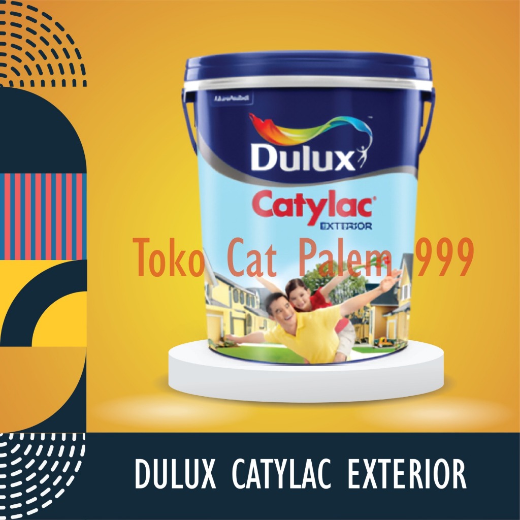 Jual DULUX CATYLAC EXTERIOR WARNA PUTIH 888 CAT KHUSUS EXTERIOR 5KG ...