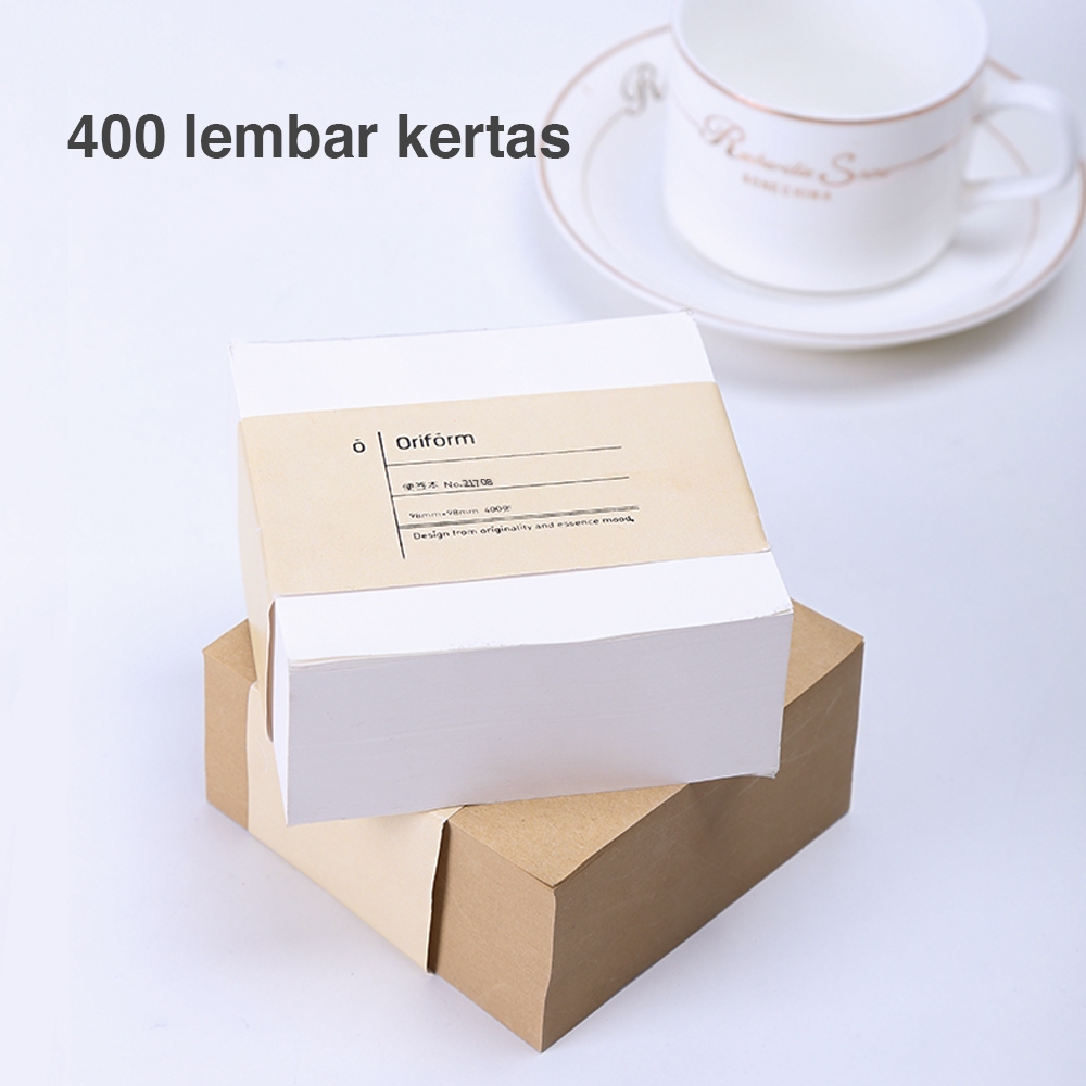 Jual Deli Memo Paper 10cm Notes Kertas Memo Deli Kraft Paper 80gsm ...