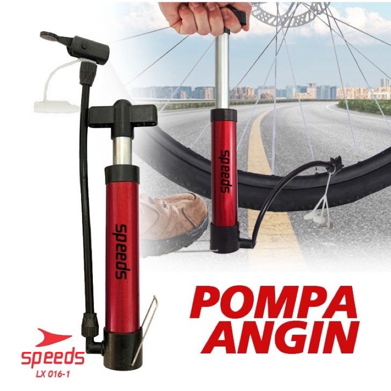 Jual Speeds Pompa Angin Mini Pompa Angin Ban Sepeda Pompa Sepeda