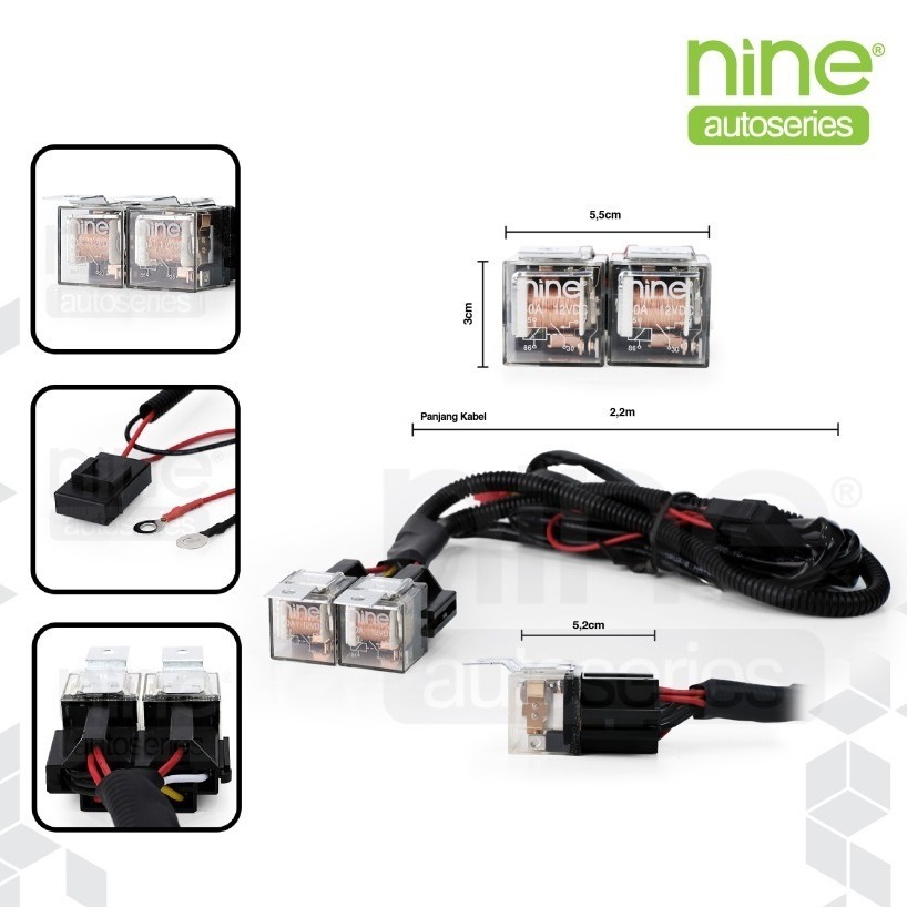 Jual Nine RL5!! LUXIMOS LX-TRIX ( Sambungan MOTOR LAMPU Tembak 2 sisi 1 ...