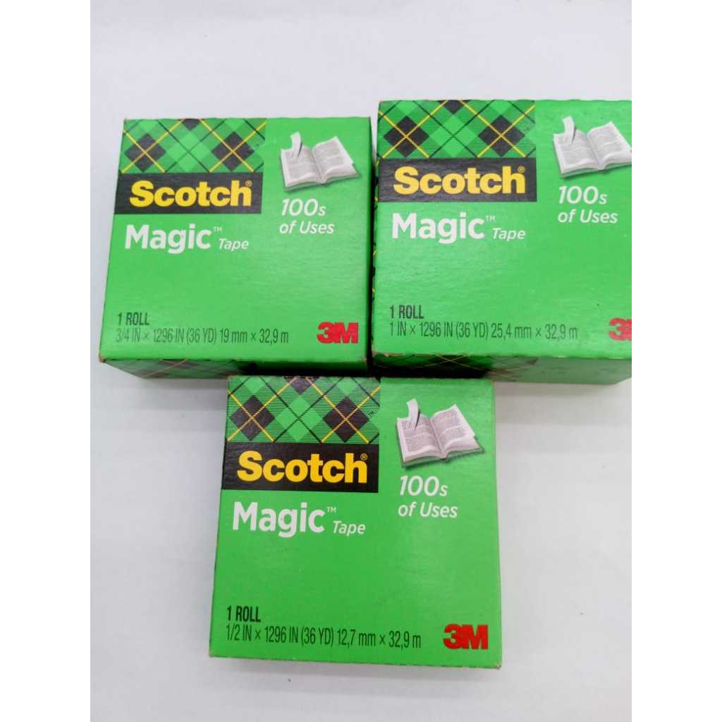 Jual Scootch Magic Tape 1 Roll | Shopee Indonesia