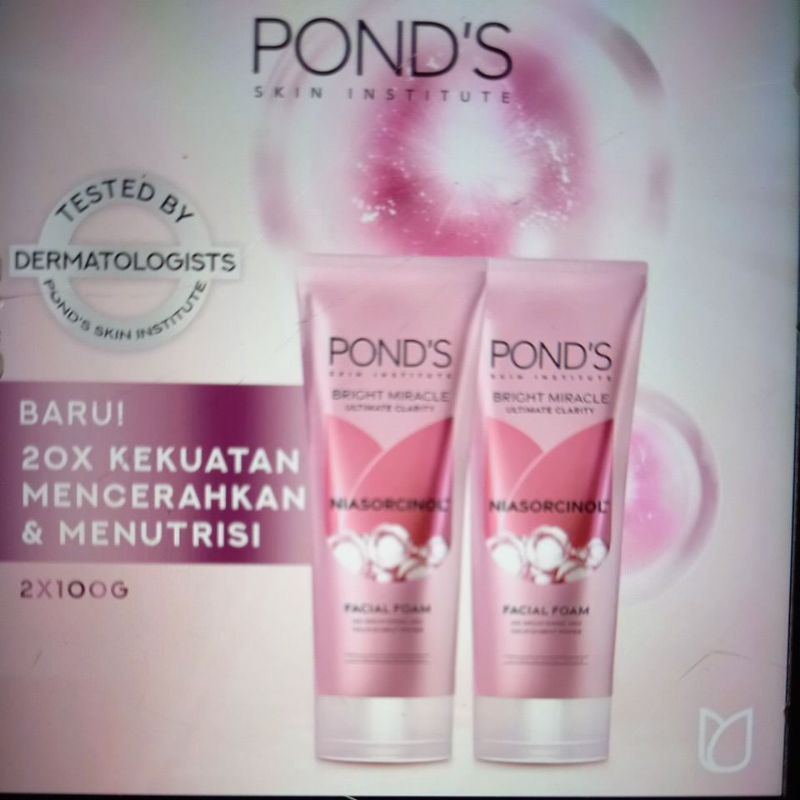 Jual Ponds Bright Miracle Ultimate Clarity 2 Botol X 100g Shopee