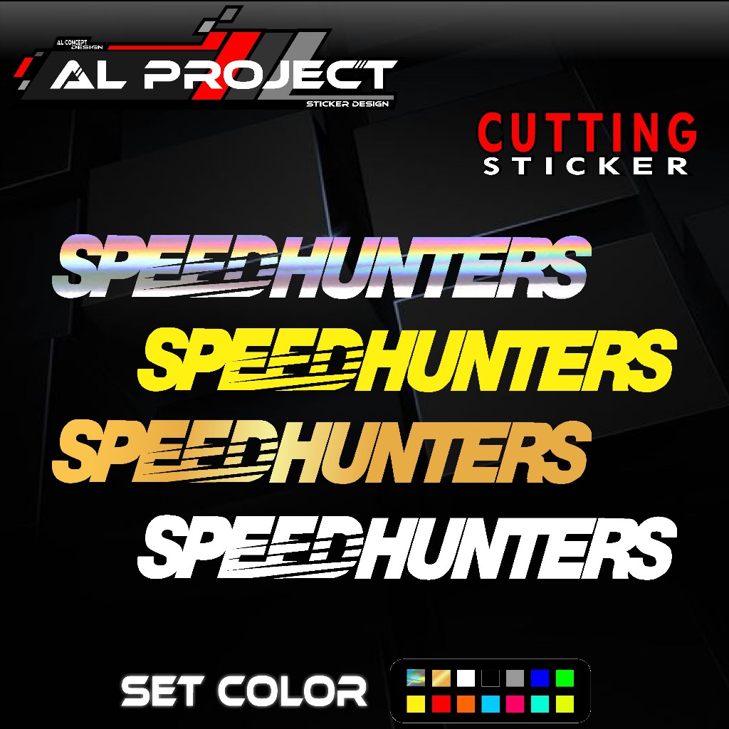Jual Stiker SPEEDHUNTER HURUF Sticker Cutting SPEED HUNTER | Shopee ...