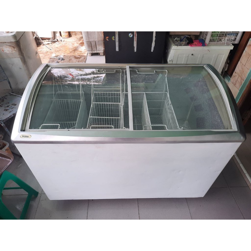 CHEST FREEZER BOX SLIDING FLAT GLASS RSA XS 200 [171L] KHUSUS BOGOR