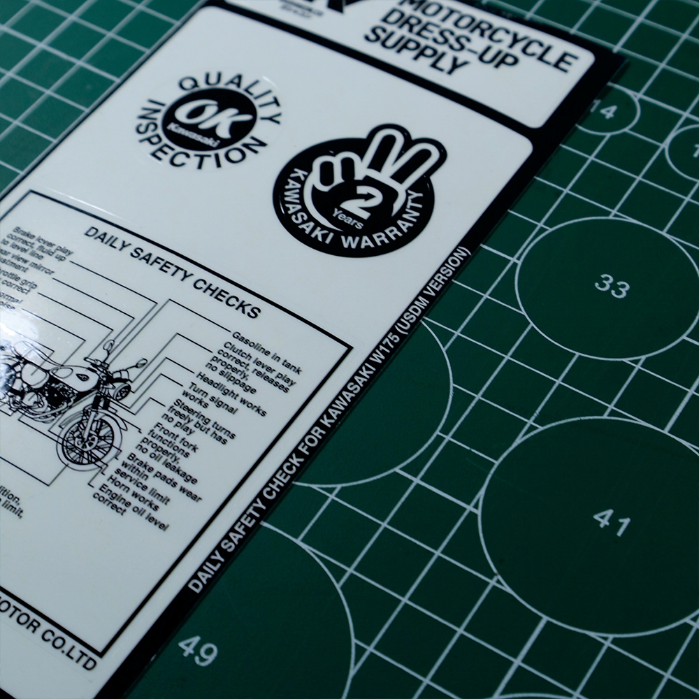Jual Sticker detail/Warning Decals/Sticker Warning/Stiker pelengkap ...