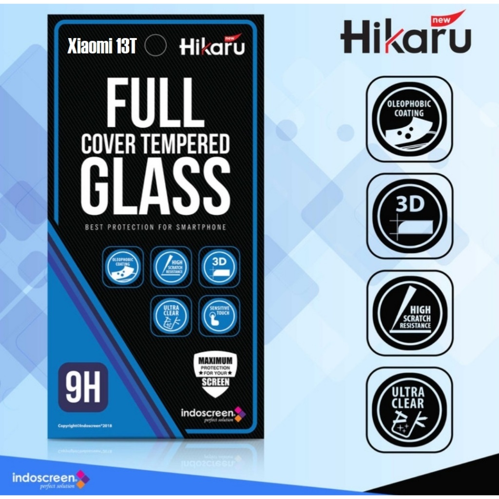 Jual Tempered Glass Xiaomi T G Hikaru Tg Full Cover By Indoscreen