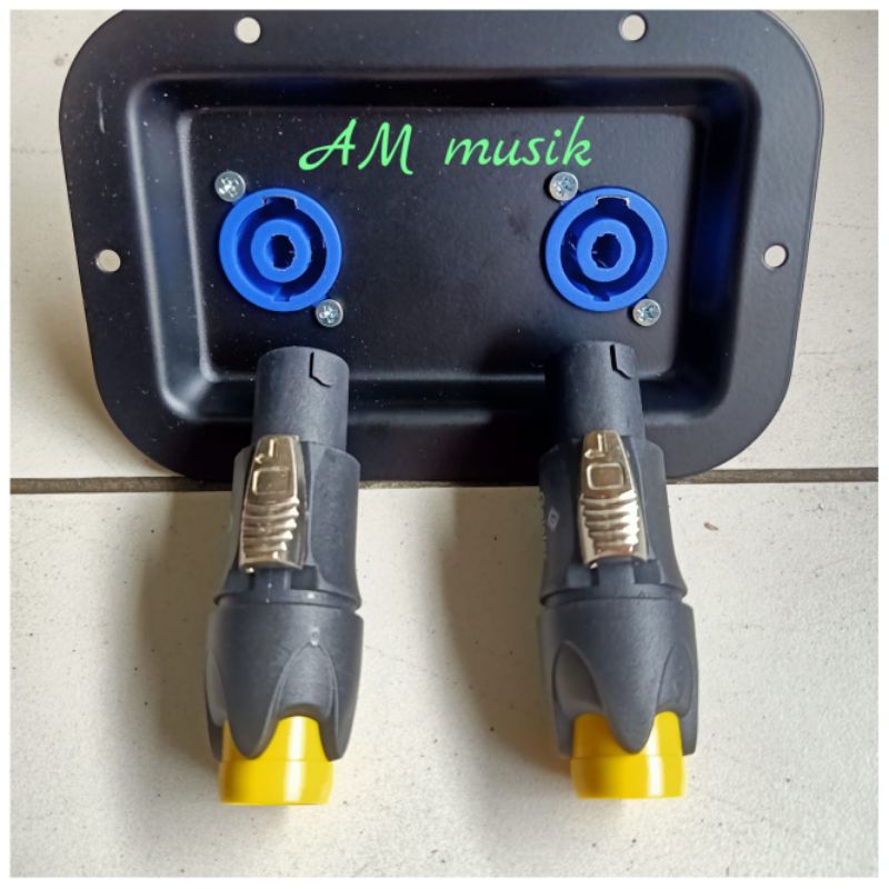Jual PLAT BOX SPIKON SPEAKER INPUT DAN OUTPUT TERMINAL BOX/PLAT