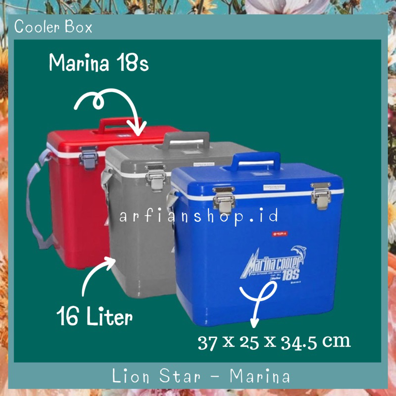 Jual Lion Star Marina Cooler Box S Liter Tempat Penyimpanan Es Shopee Indonesia