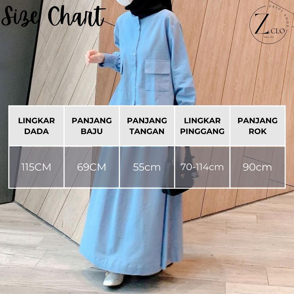 Jual Laura One Set Tunik + Rok Polos Wanita Bahan Katun Linen Premium ...