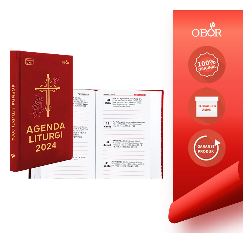 Jual Buku AGENDA LITURGI 2024 (Ukuran Saku) | Shopee Indonesia