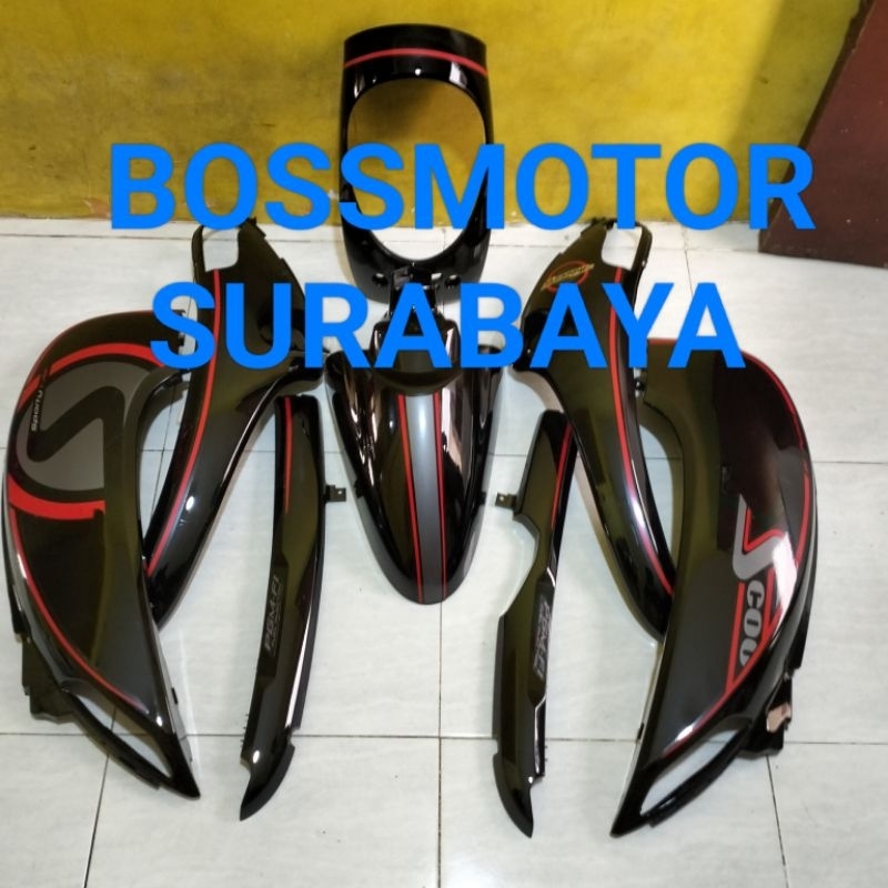 Jual Cover body set scoopy fi 2013 2014 2015 2016 set body scoopy fi ...